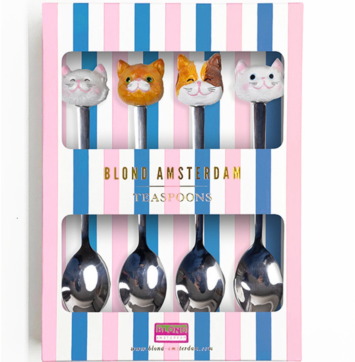 Blond amsterdam , specials, dier: set theelepels cat
