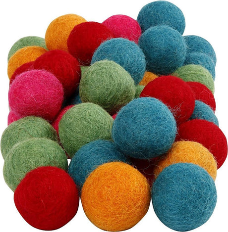 Kreativunternehmen https: www.cchobby.nl Wool-beads-d-20-mm-strong-colors-64-piece-1-box