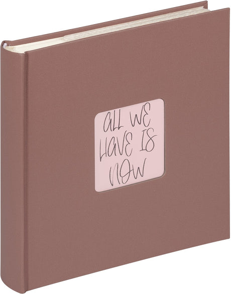 Walther me-110-mm fun - memo insteekalbum - formaat 24 x 22 cm - mocha mousse