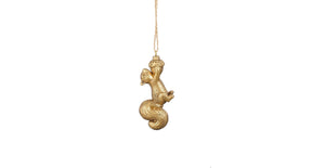 Ornament eekhoorn goud - l4xb2xh8,5cm