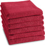 Ddddd keukendoek logo - 50x55 cm - red - 6 stuks