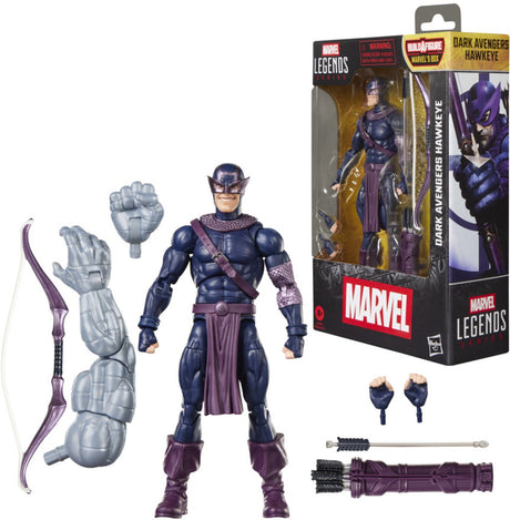 Marvel legends series dark avengers hawkeye dark avengers-stripactiefiguur