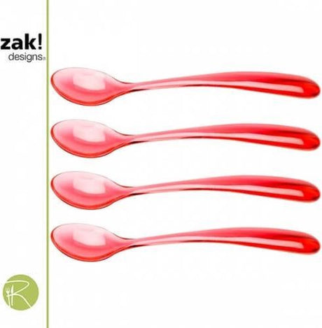 Zak!designs Eislöffel – stapelbar Eislöffel – stapelbar – 4er-Set – 15 cm