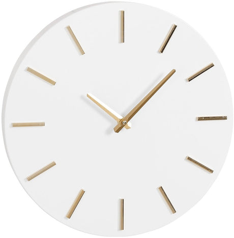 Mica decorations brixen wandklok - ø36 cm - wit
