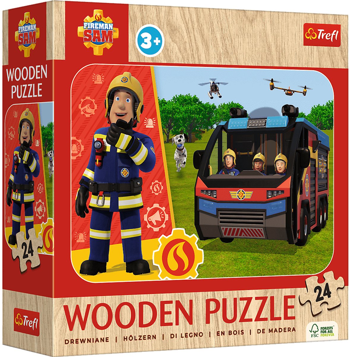 Trefl Kinderpuzzle Holz Holzpuzzle - 50 Teile - ab 4 Jahren