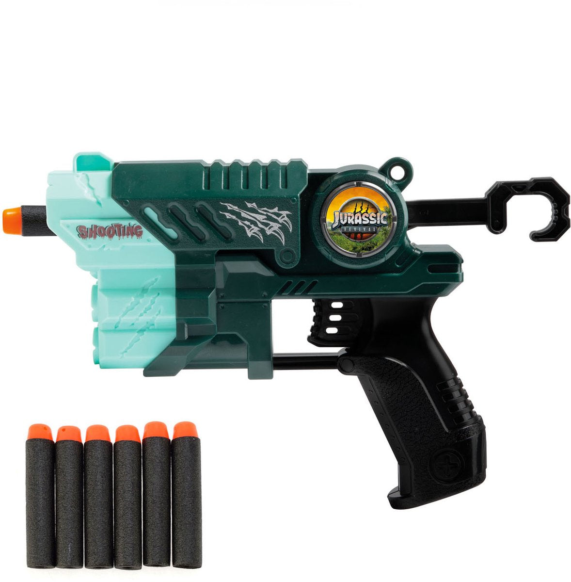 Toi-Toys Jurassic Revival Pistool Dino mit Schaumstoffpfeilen