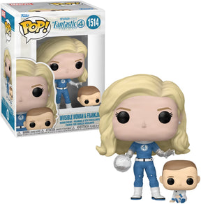 Funko-Pop! Fantastic 4: Erste Schritte – Invisible Woman und Franklin #1514
