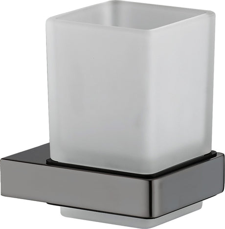 Plieger altea glashouder – bekerhouder badkamer - wandmontage – geborsteld gunmetal