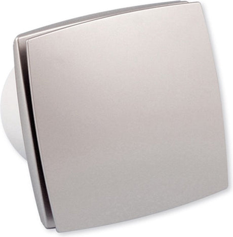 Nedco ventilator design 100, aluminium look, ook geschikt voor badkamer of toilet