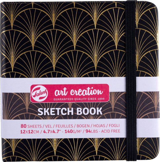 Talens art creation schetsboek - art deco - 12x12cm