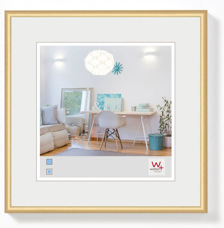 Walther New Lifestyle - Kunststoffrahmen - Fotogröße 20x20 cm - Gold