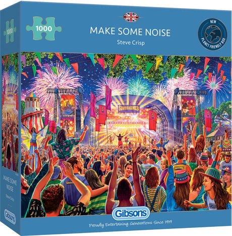 Puzzle Gibsons 1000 Teile machen etwas Lärm | 2 Stk