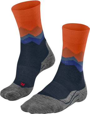 Falke TK2 Anti-Blister Wandersocken aus dickem Woll-Funktionsmaterial Herren blau - Größe 39-41