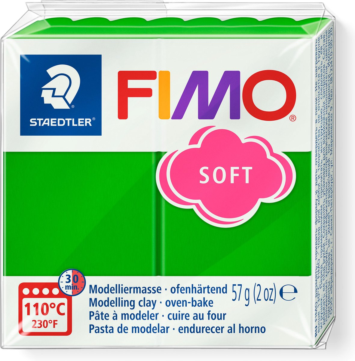 Fimo® weich, tropisch grün, 57 gr 1 Box