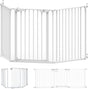 Noma configure Gate Sicherheitstor 3 Paneele weiß | Raumteiler | Treppentor | Hundetor | 64 bis 197,5 cm