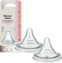 Tommee tippee natural start deep latch driehoekige spenen - set van 2 slow flow speen