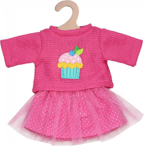 Puppenpullover mit Rock, 35-45 cm