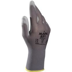 Arbeitshandschuhe Mapa Professional 34551038 PU grau