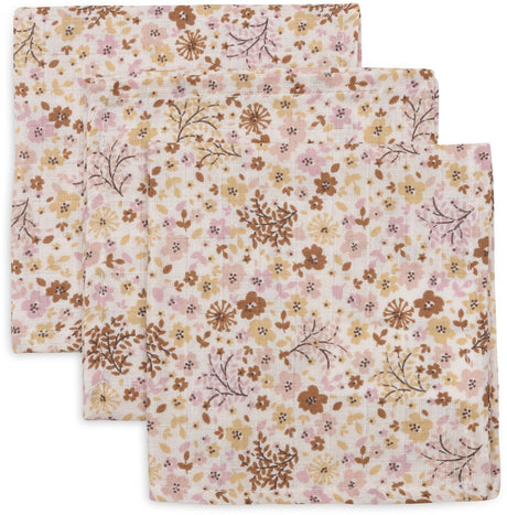 Jollein hydrophiler Waschlappen Basic – Blumenfeen – 3 Stück
