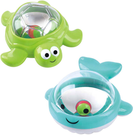 Playgo Badespielzeuge Wanne Twinklers - Wal und Schildkröte - 2 Stk.
