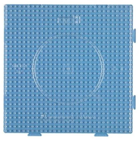 Hama - Bügelperlen-Grundplatte - steckbares Quadrat - transparent