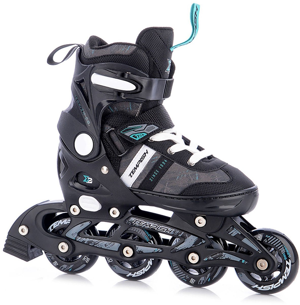 Tempish Dasty 2 Inlineskates - Inline-Skates - verstellbar - Schwarz - Größe 33-36