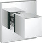 Grohe eurocube afbouwdeel voor inbouw stopkraan chroom