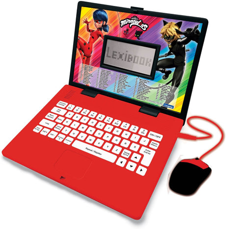 Lexibook ordinateur portable éducatif bilingue miraculous (fr en)