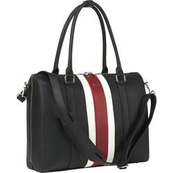 Laptoptasche socha so-bb-red-stripe-17 Kunstleder schwarz