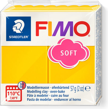 Fimo® soft, sonnengelb, 57 gr 1 Box