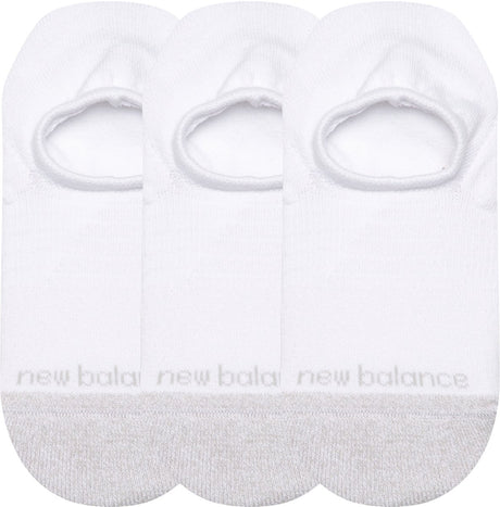 New Balance Active Invisible No Show Socken Unisex Sportsocken – Weiß 35-37