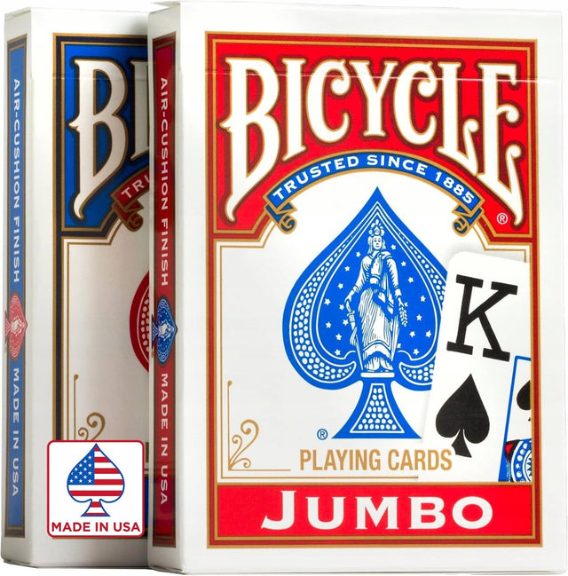 Bicycle Rider Back 2er-Pack Jumbo-Index – Premium-Spielkarten – Poker – Originale