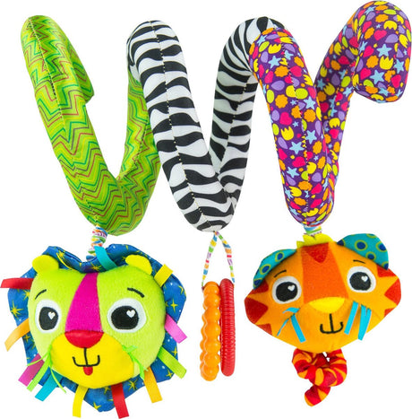 Lamaze flexible Aktivitätsspirale – Greif- und Beißspielzeug – pädagogisches Babyspielzeug – spielen und entdecken