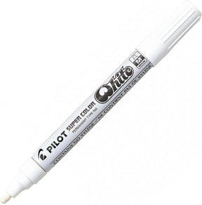 Pilot permanent-marker super color, medium, weiß