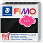 Fimo soft 8020 – ofenhärtende Modelliermasse – Standardblock 57 g – Schwarz