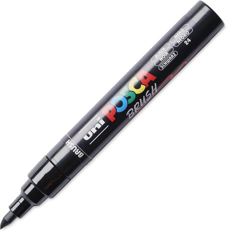 Uni Posca Pinselmarker pc5br schwarz – Pinselspitze 1–4 mm