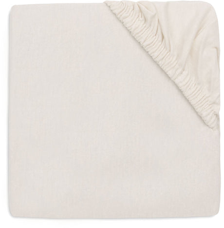 Jollein Spannbettlaken für Kinderbett – 60 x 120 cm – Jersey – Haferflocken