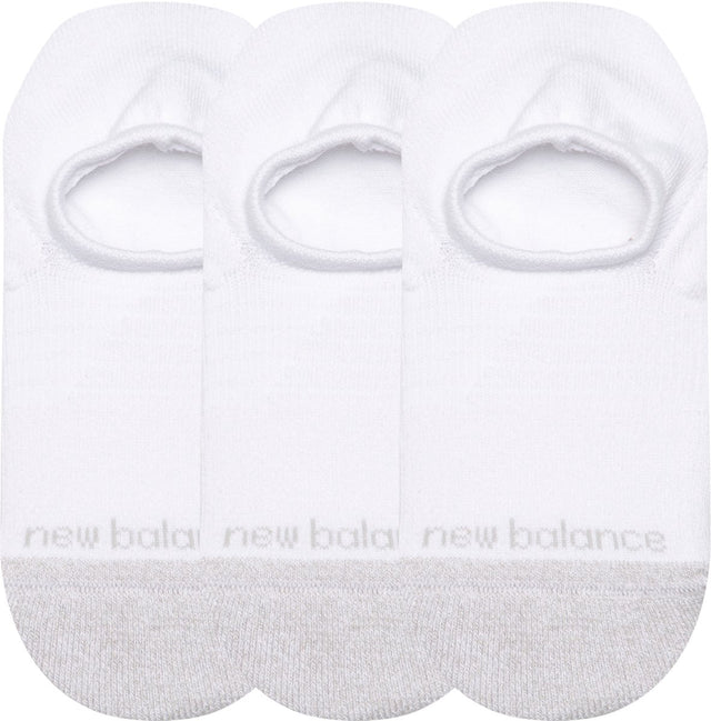 New Balance Active Invisible No Show Socken Unisex Sportsocken – Weiß