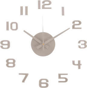 Karlsson wandklok diy sunset numbers - grijs - ø35cm - wandklok scandinavisch