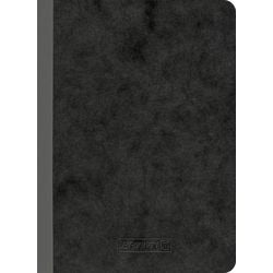 Schreibblock Brunnen kariert A6 Softcover 192 Seiten schwarz