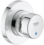Grohe euroeco cosmopolitan s Einbau-Duscharmatur selbstschließend 1 2 blau rot chrom