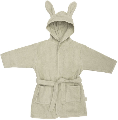 Jollein badjas - 1-2 jaar - soft matcha