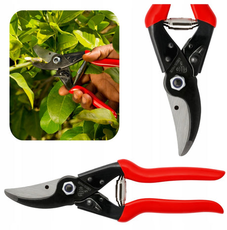 Gartenschere Felco 5 – für große Hände – max. Schnittdurchmesser 25 mm - Länge 225 mm