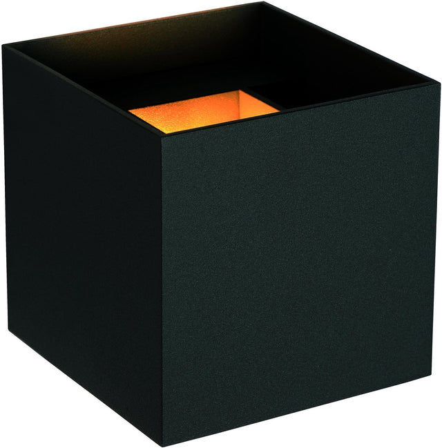 Lucide axi - Wandstrahler Badezimmer - LED - 2x3,5W 2700K - IP54 - einstellbarer Abstrahlwinkel - Schwarz