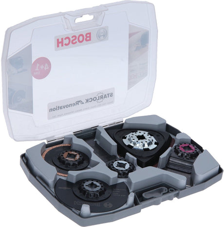 Bosch Profi-Multitool-Sägeblatt-Set 5-teilig Starlock Best of Cutting Renovation – 2608664624