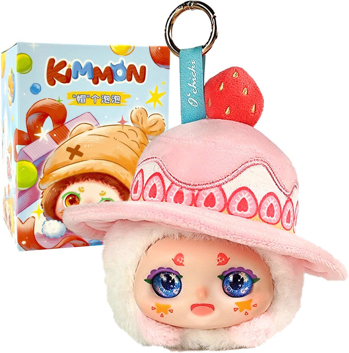 Kimmon – Serie „Hutblase“ – Blindbox-Sammlung – Sammelfiguren mit Plüschköpfen