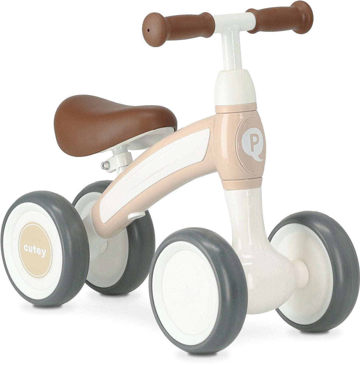 Qplay cutey loopfiets - peuter balansfiets - lichtgewicht - beige