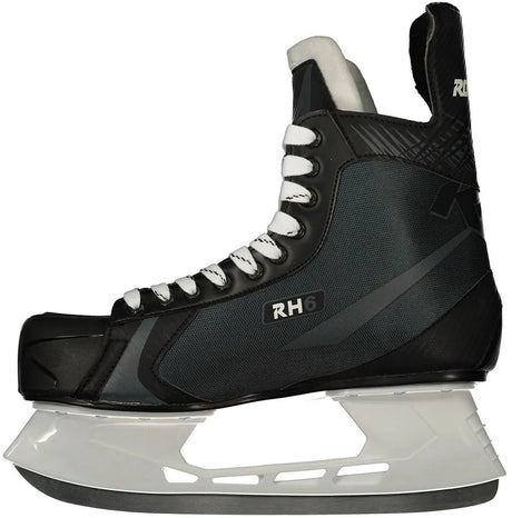 Roces – Rh 6 – Eishockey-Schlittschuhe – Schlittschuhe Herren – Schwarz und Weiß – Knöchelschalen-Komfortfutter mit hohem Halt – Größe EU 43