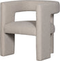Woood Tiwa Sessel - Bouclé - Beige - 70x64x64