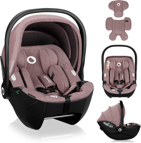 Lionelo Moxie i-Size Babyautositz Babytrage 40-87 cm – ab der Geburt – rückwärtsgerichtet (RWF) – ISOFIX-kompatibel – Memory-Schaum – Bambusstoff – Dri-Seat – Magnetgurte – verstellbare Kopfstütze